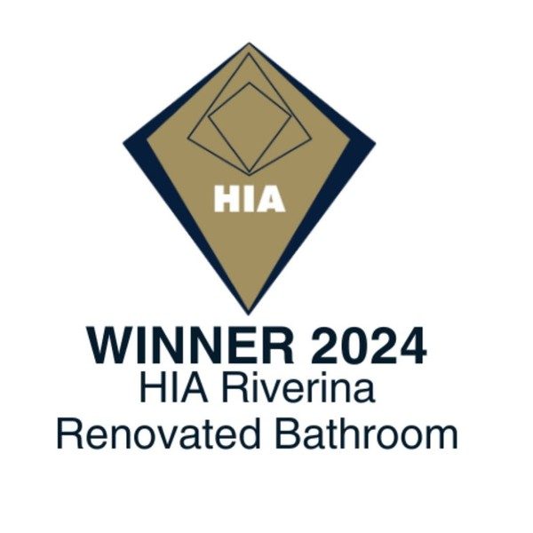 Winner 2024 HIA Riverina Renovated Bathroom award