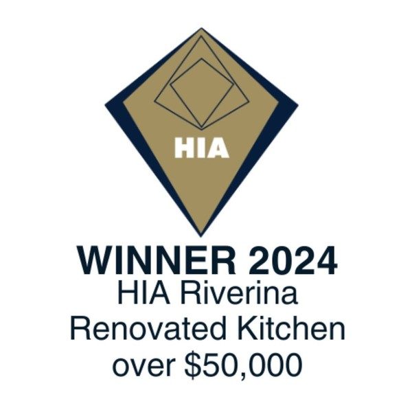 Winner 2024 HIA Riverina Renovated Kitchen over $50,000