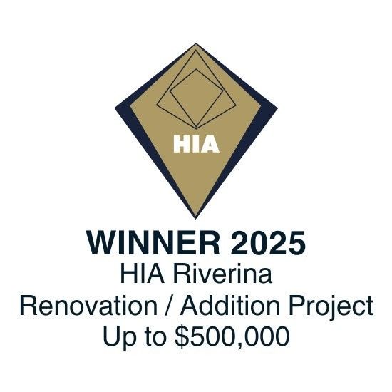 Winner 2025 HIA Riverina Renovation / Addition Project up to $500,000